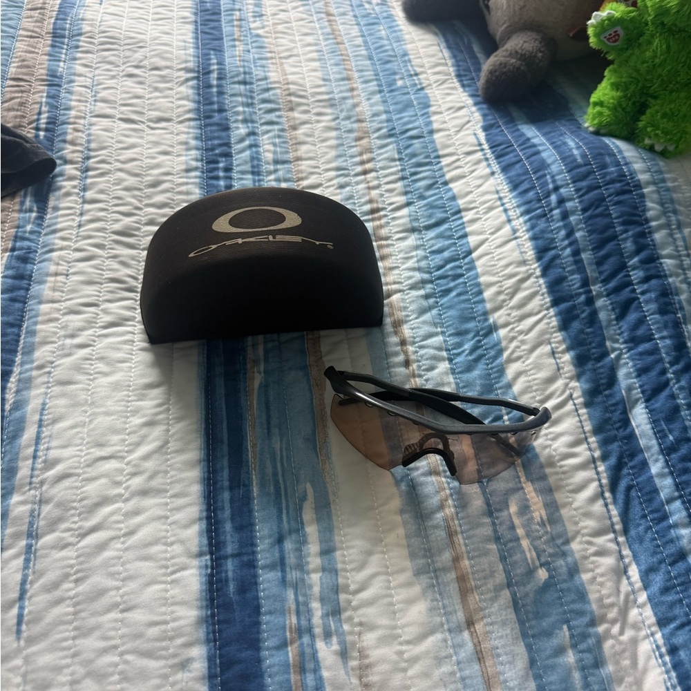 Oakley Black and Brown Sunglasses